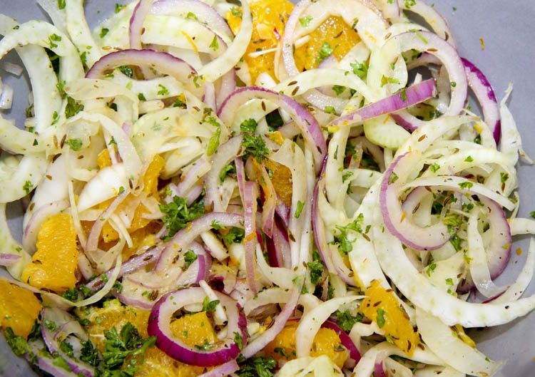 Salad fennel