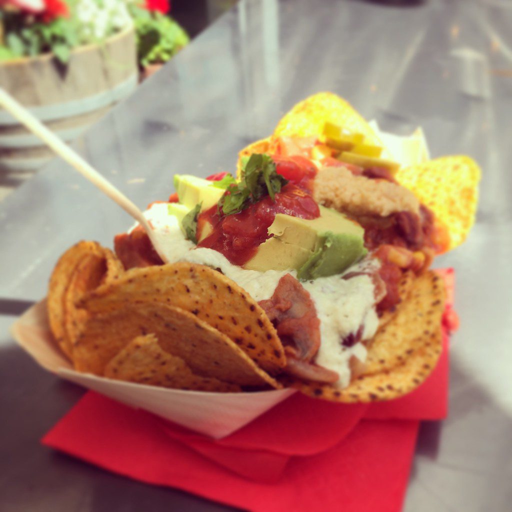 Vegetarian nachos