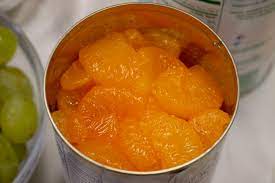 canned fruit