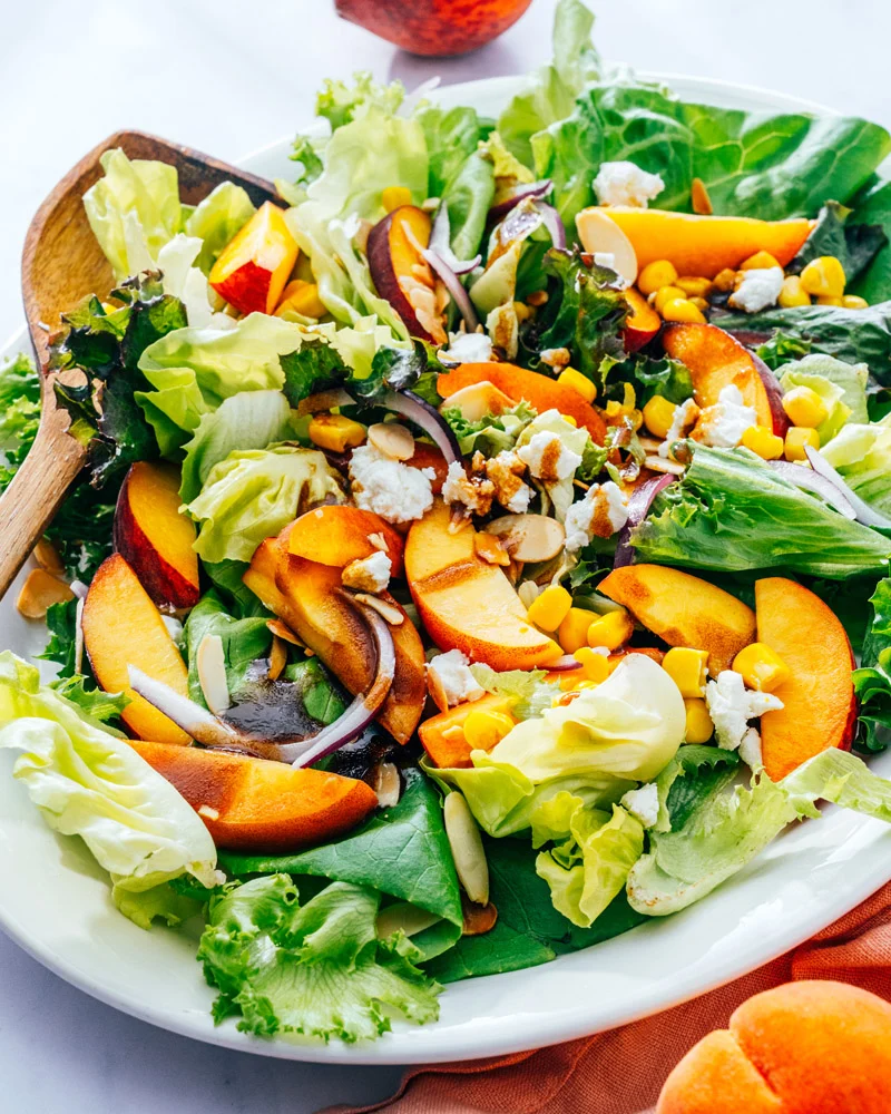 Peach salad