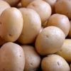 Washed potatoes