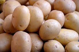 Washed potatoes