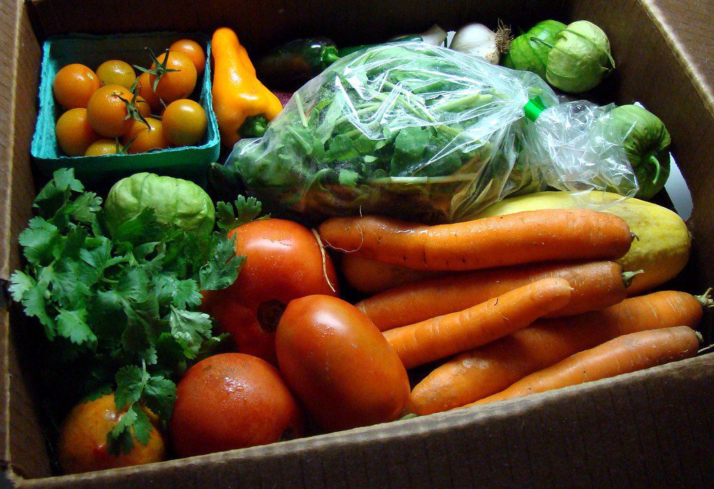 fruit and veg box