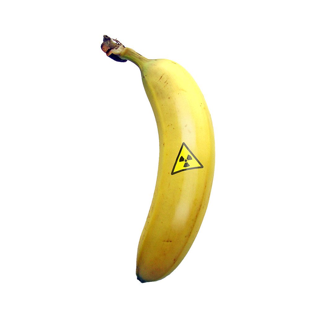 are bananas radioactive