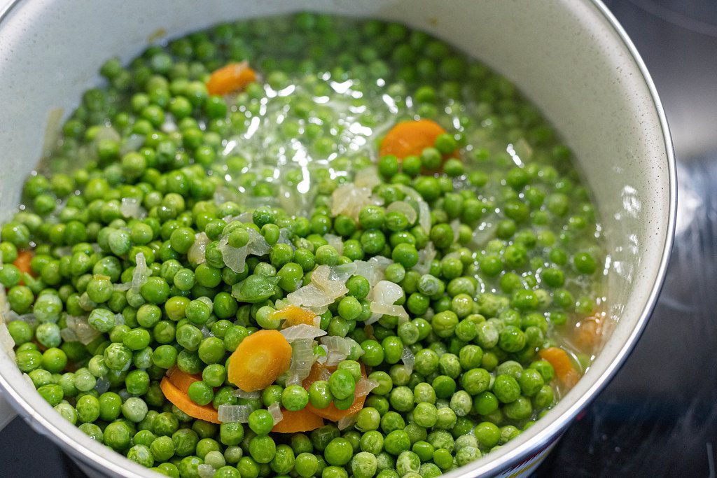 how to cook peas