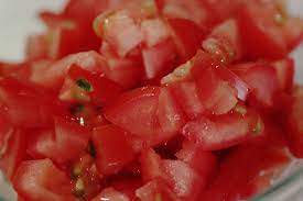 how to diced tomatoes