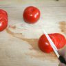 how to cut tomato