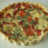 pumpkin and feta quiche