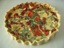 pumpkin and feta quiche
