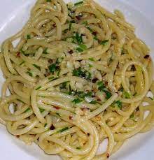 garlic and oil pasta