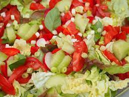 tomato and cucumber salad