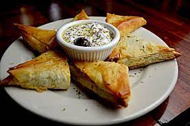 spinach and feta triangles