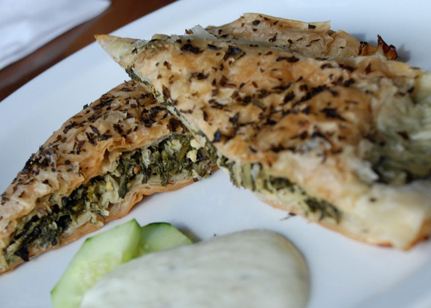 spinach and ricotta pastry