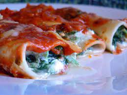 spinach cannelloni