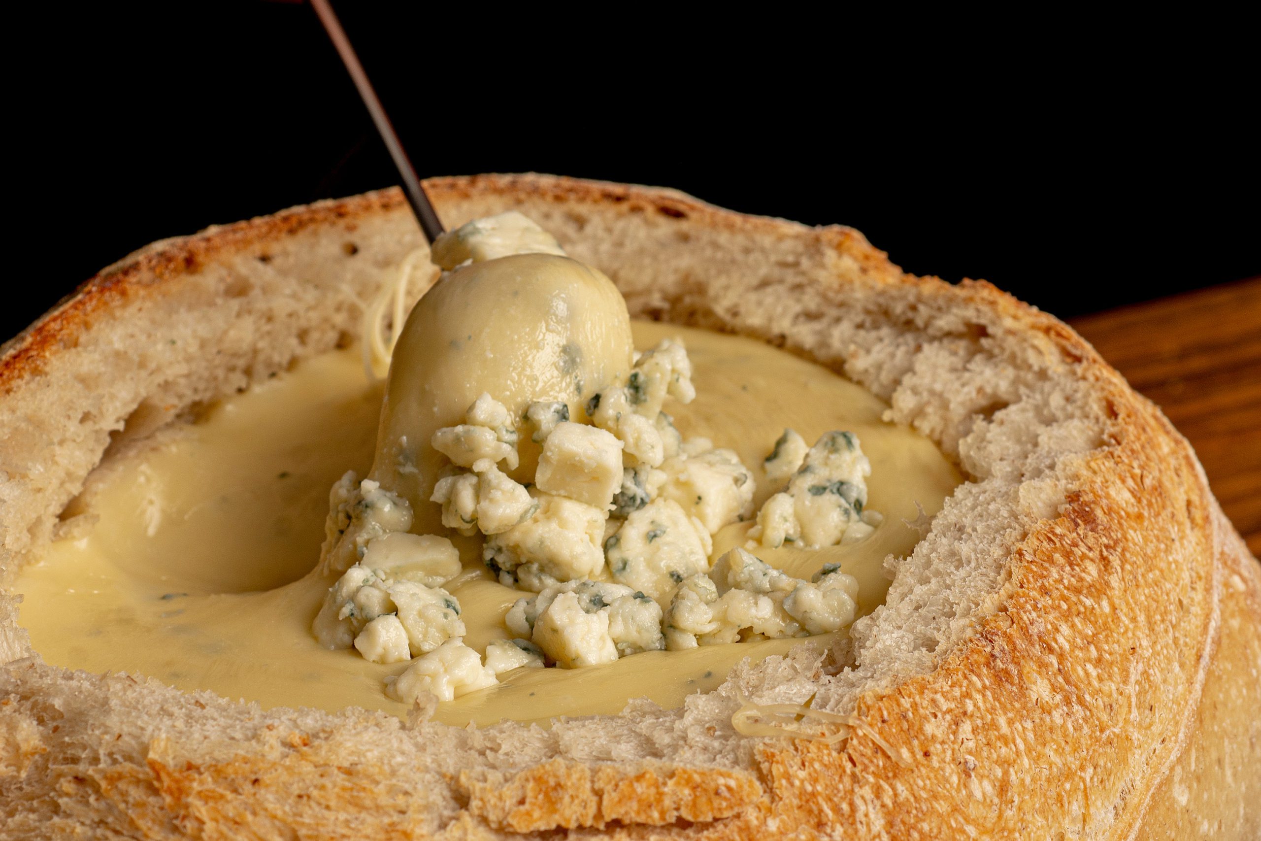 Spinach Dip Cob Loaf