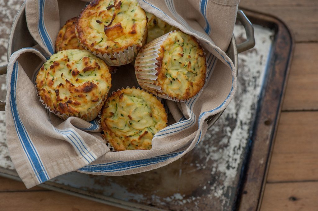 spinach feta muffins