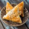Spinach Feta Triangles