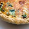 spinach mushroom quiche