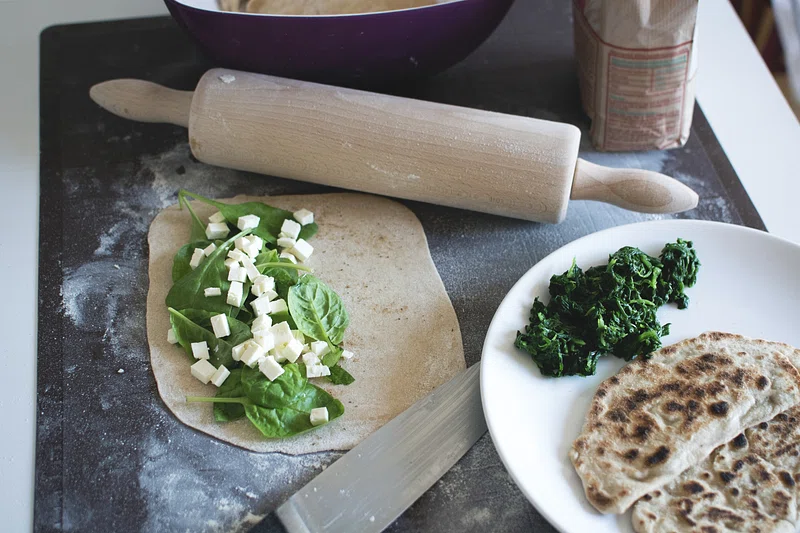 spinach wrap