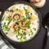 mushrooms herbs