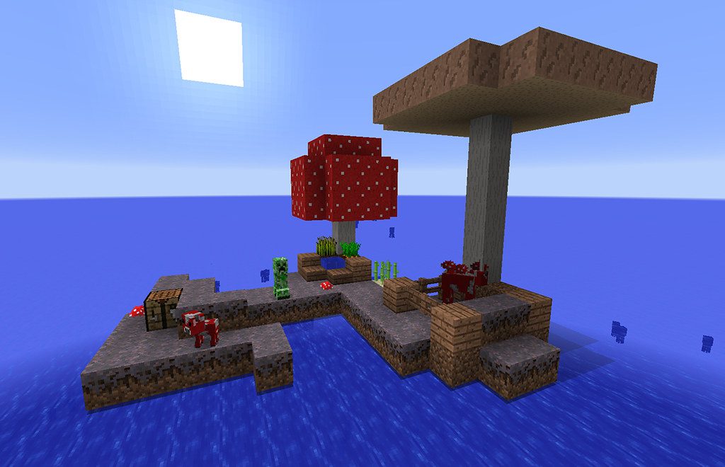 mushrooms minecraft