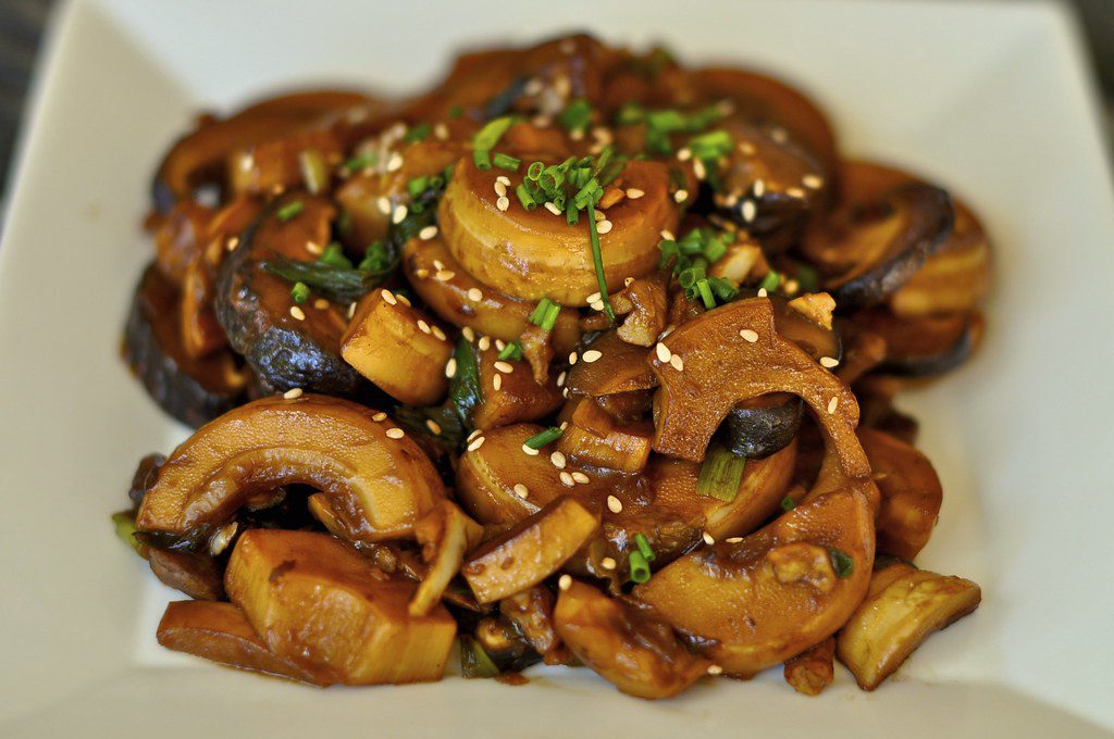 mushrooms calories