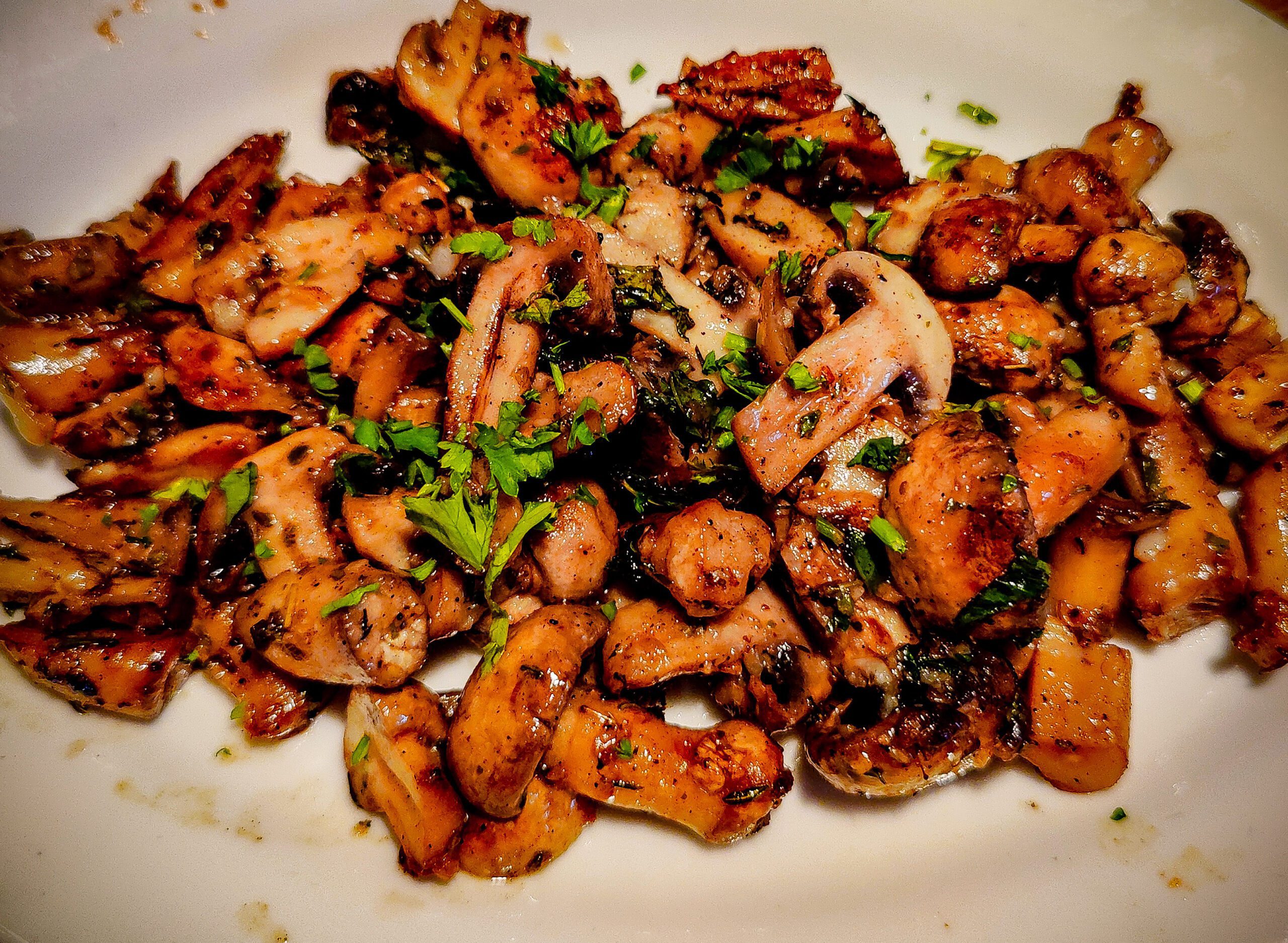 mushrooms roasted
