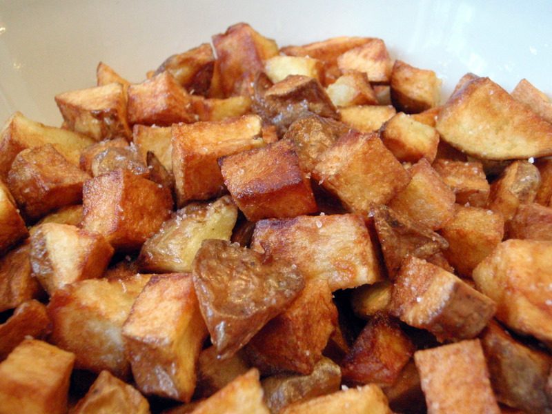 potatoes cooked in duck fat