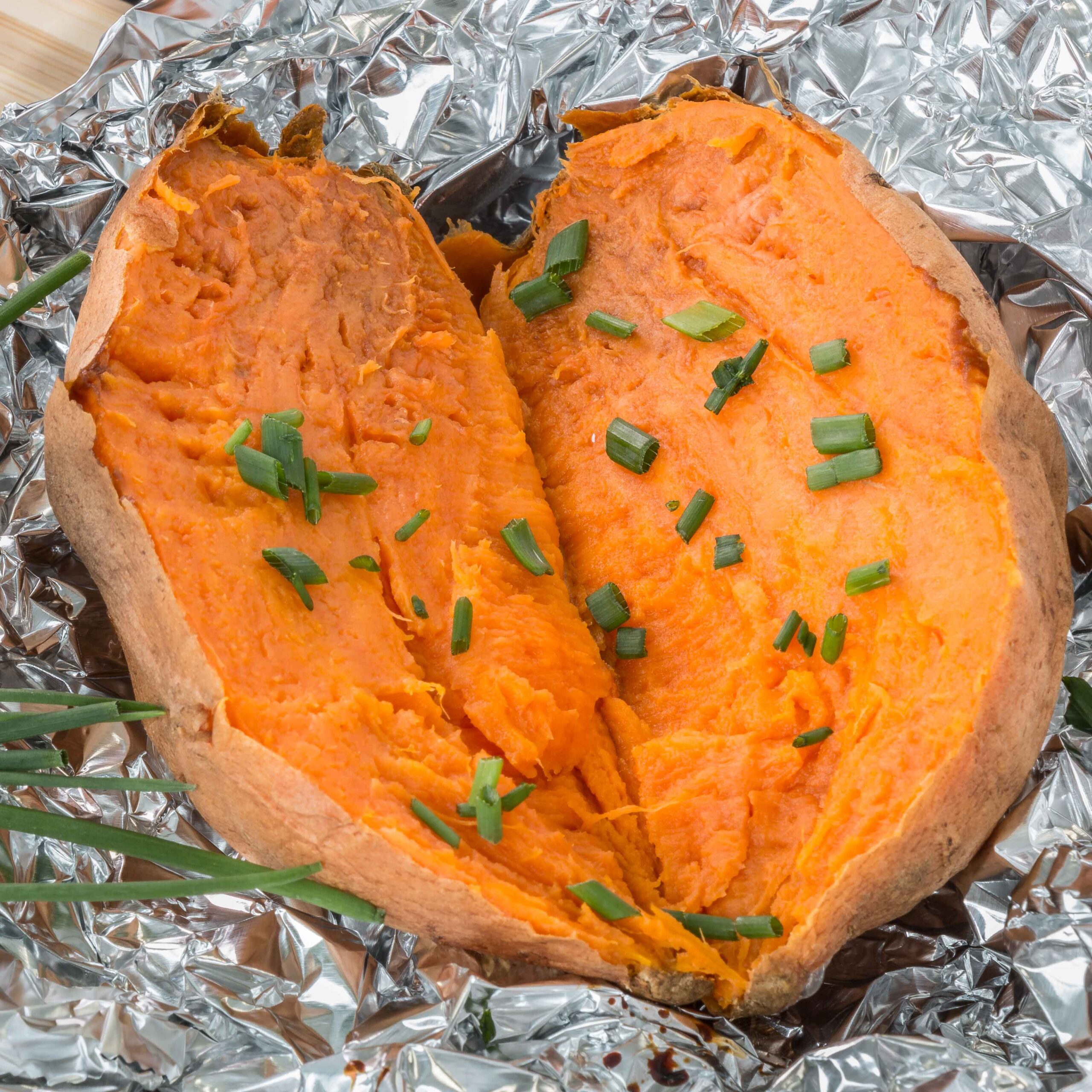 potatoes in foil in oven