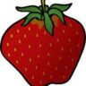 strawberries drawing