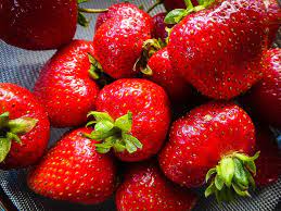 strawberries hulled