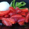 strawberries in balsamic vinegar