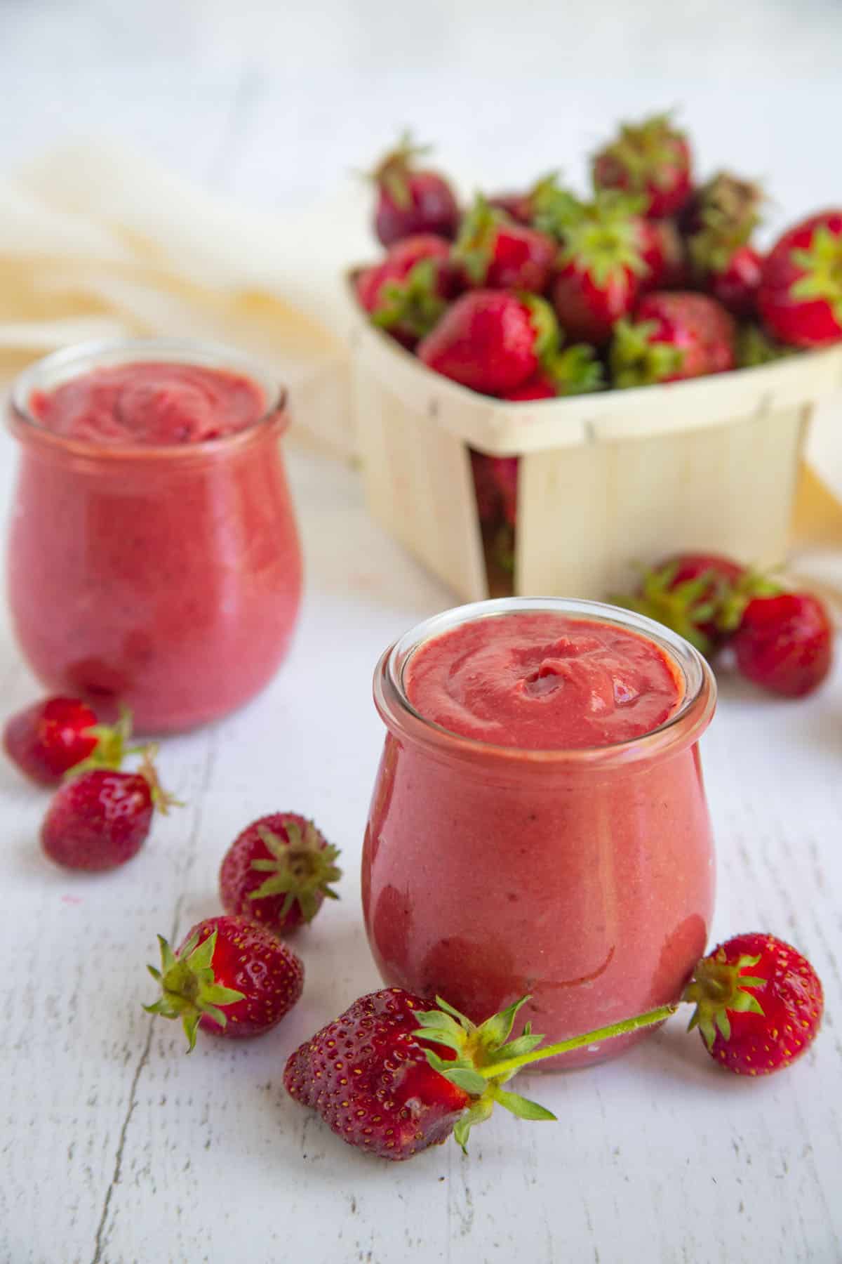 strawberries smoothie